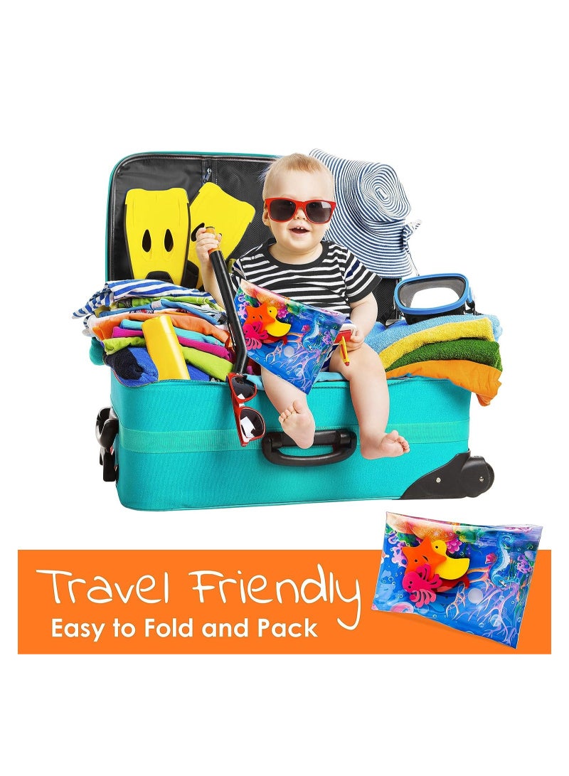 Playtime Baby Tummy Time Mat for Infants and Toddlers Inflatable Water Mat - Image 2
