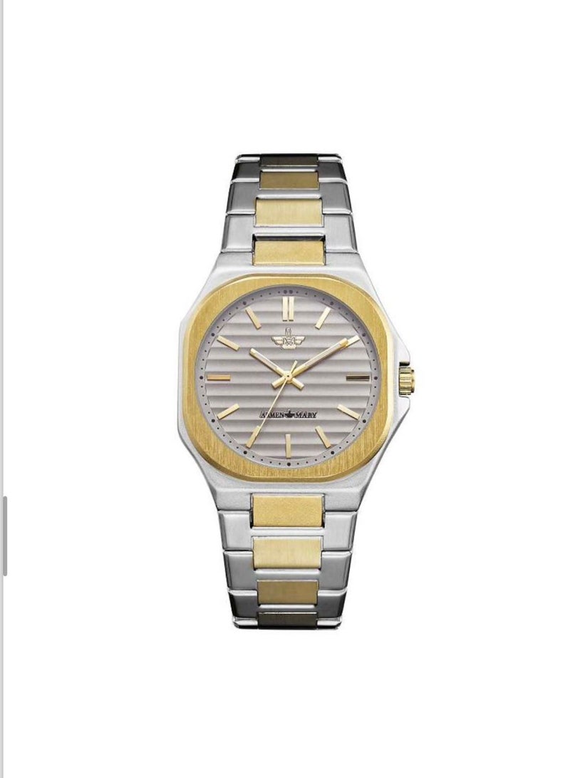 آرمن ماري ساعة رجالي مقاومة للمياه من الصلب