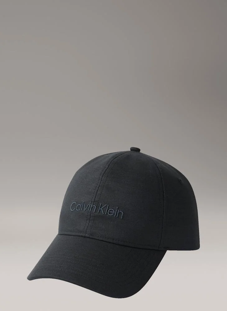 كالفن كلاين Logo Detailed Curved Peak Cap