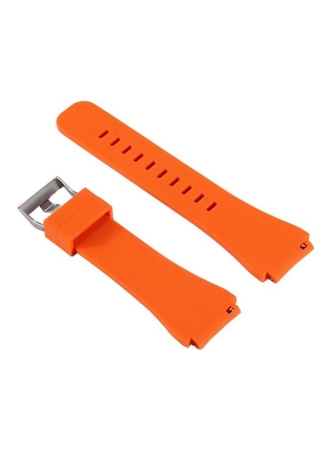 NIBEMINENT Classic Smart Watch Silicone Watchband For Samsung Gear S3 Orange - Image 4