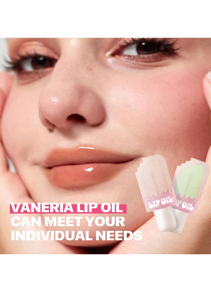 Hydrating Lip Glow Oil, Plumping Lip Gloss, Moisturizing Lip Oil Gloss, Non-sticky Lip Oil for Lip Care and Dry Lips, Clear Lip Oil Gloss, Moisturizing Hydrating and Nourishing, Long Lasting( 4.5ml ) - Image 2