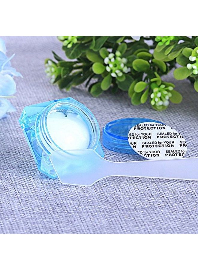 ASTRQLE 100 Pcs Disposable Plastic Frosted Cosmetic Mask Spoon Clear Makeup Facial Mask Cream Spatula Scoop For Easy Mixing And Sampling - Image 3