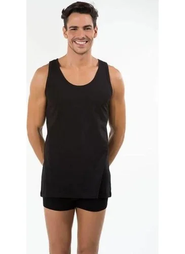 KOM Henry Black Color Men's Undershirt