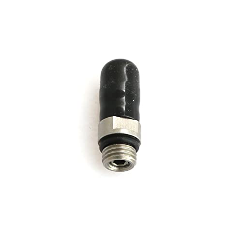 heyous Stainless Steel Paintball Air Gun Airsoft PCP Air Rifle M8x1 Silver Quick Plug Connector Check Valve One Way Foster Fill Nipple Adapter 1/8NPT - Image 2