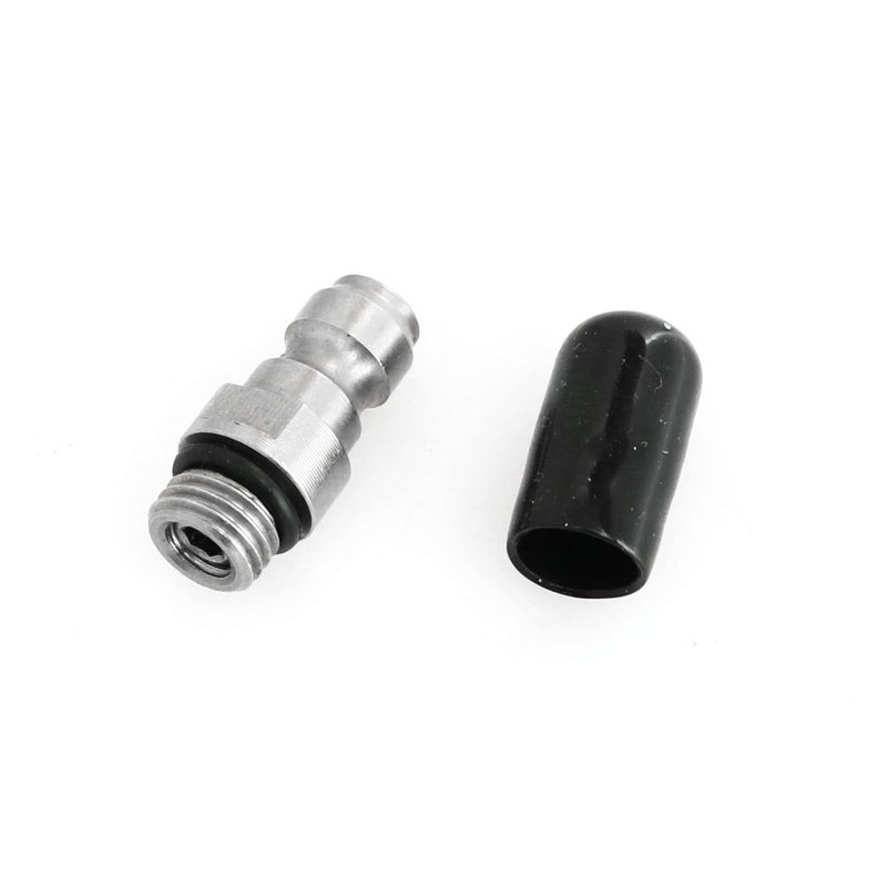 heyous Stainless Steel Paintball Air Gun Airsoft PCP Air Rifle M8x1 Silver Quick Plug Connector Check Valve One Way Foster Fill Nipple Adapter 1/8NPT - Image 5