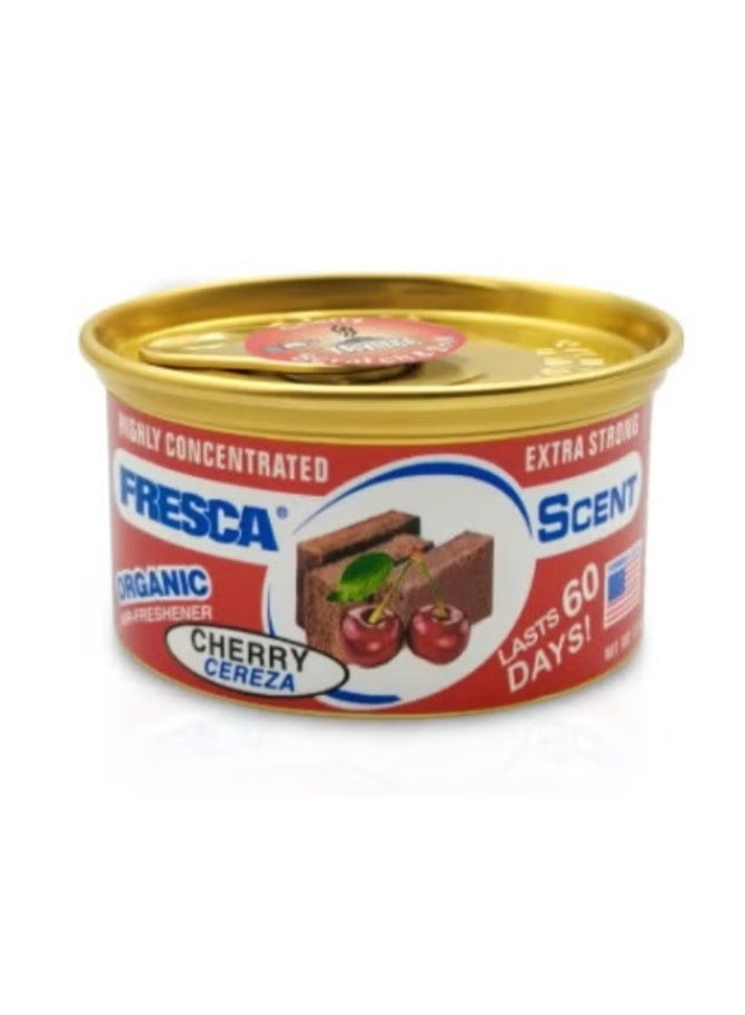 Fresca Organic Cherry Scented Air Freshener, Highly Concentrated, Extra Strong, Alcohol-Free, 42g, AS-560-CH - Image 2