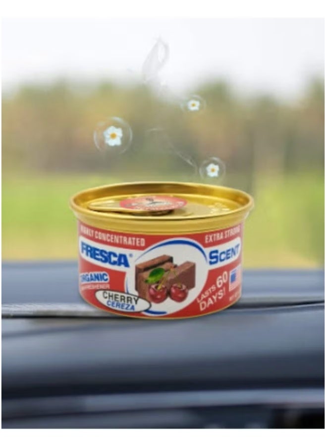 Fresca Organic Cherry Scented Air Freshener, Highly Concentrated, Extra Strong, Alcohol-Free, 42g, AS-560-CH - Image 4