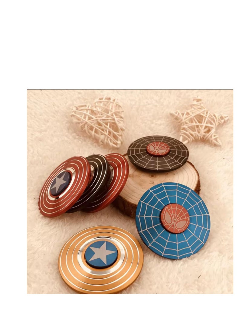 null - Fidget Spinner Rotary Metal Toy In Different Colors And Shapes One Piece - Image 1