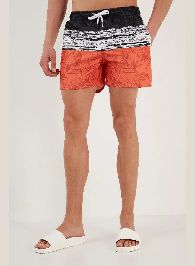 Buratti  Buratti Waist-Tied Swim Shorts with Pockets Swimsuit Short Men's SWIMSUIT SHORT 3800907 for Men | Best Price UAE