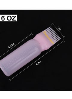 Framendino Framendino, 3 Pack Applicator Bottle Hair Dye Bottle Root Applicator Comb with Graduated Scale for Salon Hair Coloring Dyeing  - Image 4