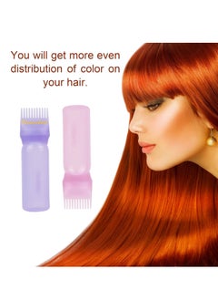 Framendino Framendino, 3 Pack Applicator Bottle Hair Dye Bottle Root Applicator Comb with Graduated Scale for Salon Hair Coloring Dyeing  - Image 5