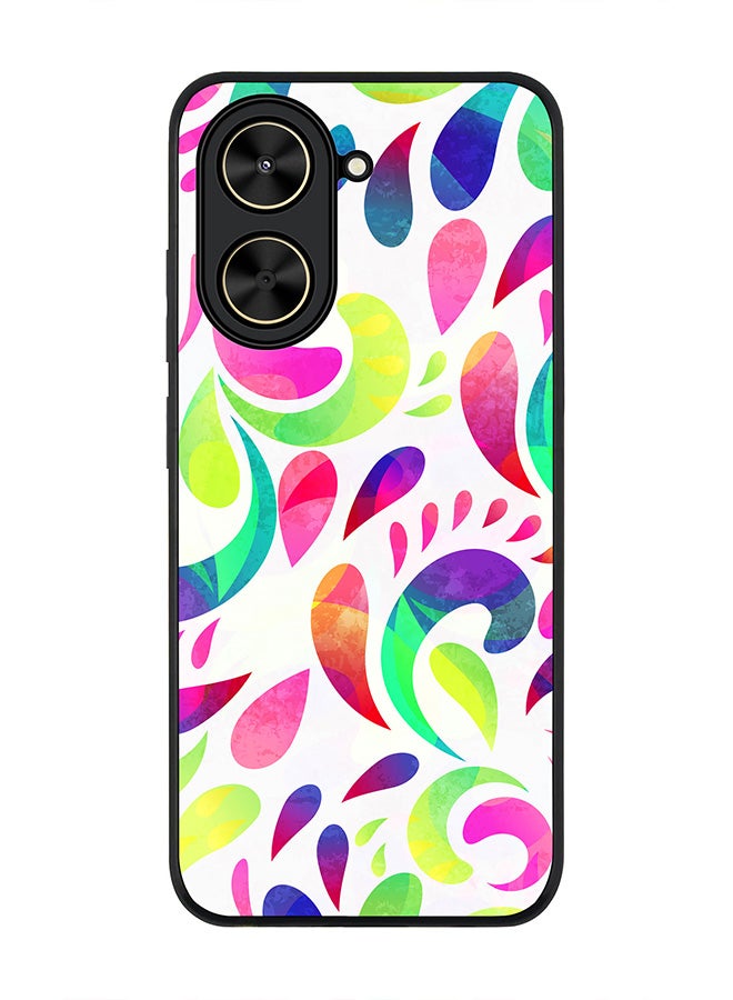 Stylizedd For Xiaomi Poco C71 / Redmi A5 4G Case,Slim fit Camera Protection, Shockproof Thin Phone cover  - Floral Blast