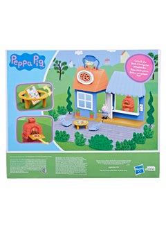 Peppa Pig Peppa’s Adventures Peppa’s Pizza Place Carry-and-Play Playset, Preschool Toy, Includes 1 Figure and 4 Accessories, Ages 3 and Up  - Image 3