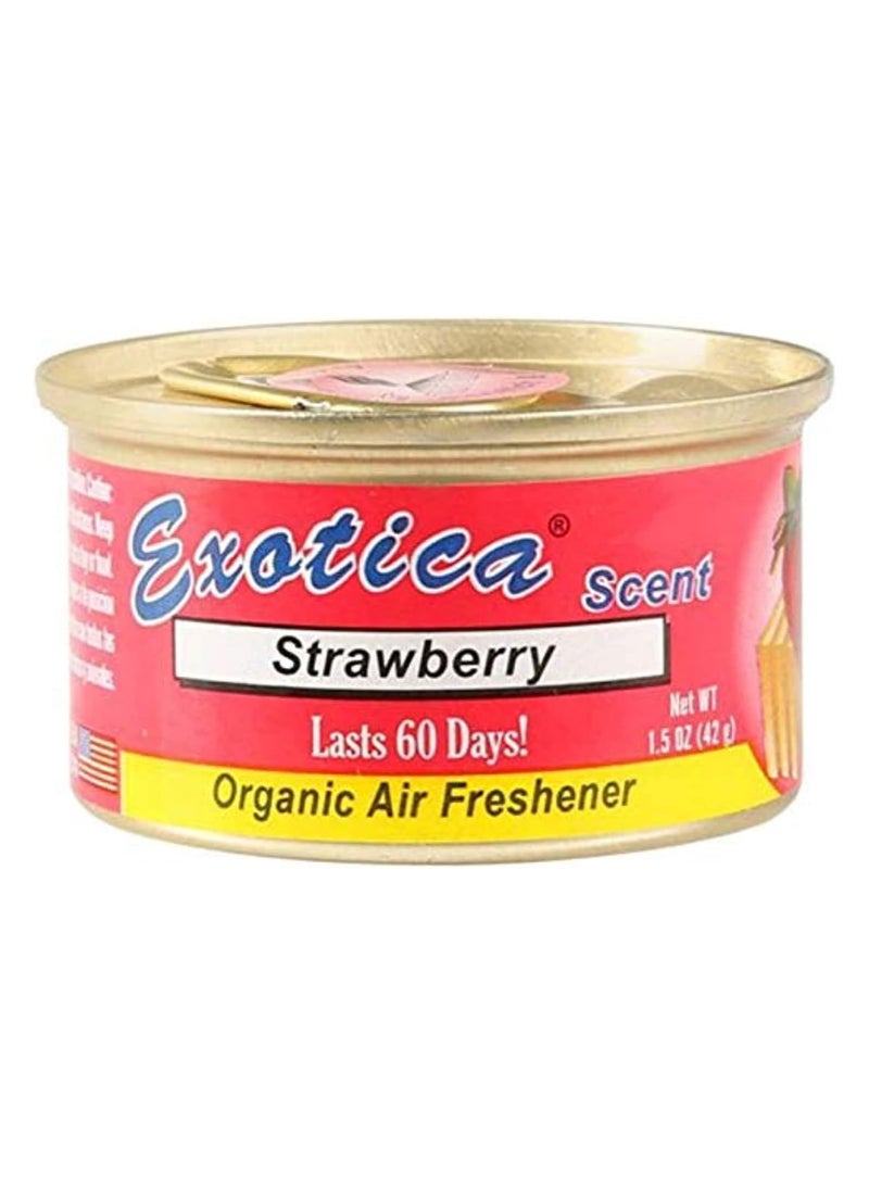 Organic Air Freshener Lasts 60 Days Strawberry, Pack of 1