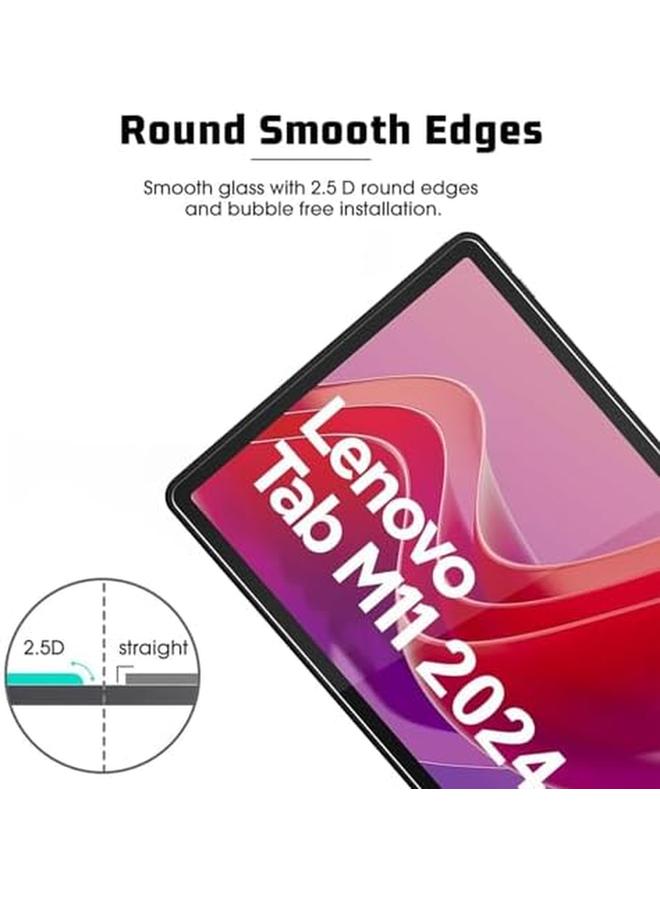 Screen Protector For Lenovo Tab M11 2024 11 Inch 9H Toughness Premium Shatterproof Scratch Resistant Anti Fingerprint No Bubble Hd Ultra Clear Tempered Glass Screen Protector - Image 3
