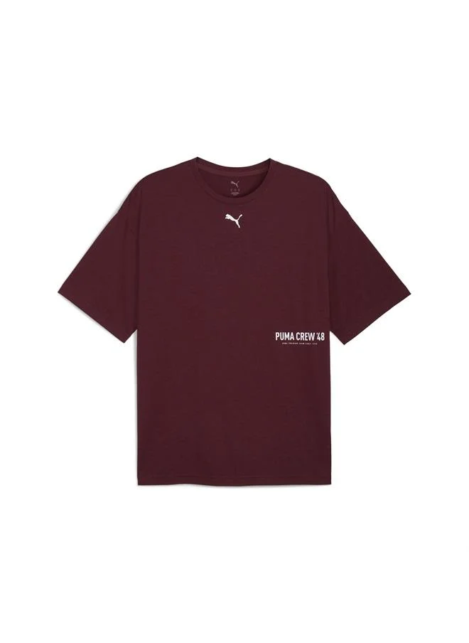 Puma Ruby Shimmer Oversize Training Tee Men for Men | Best Price UAE