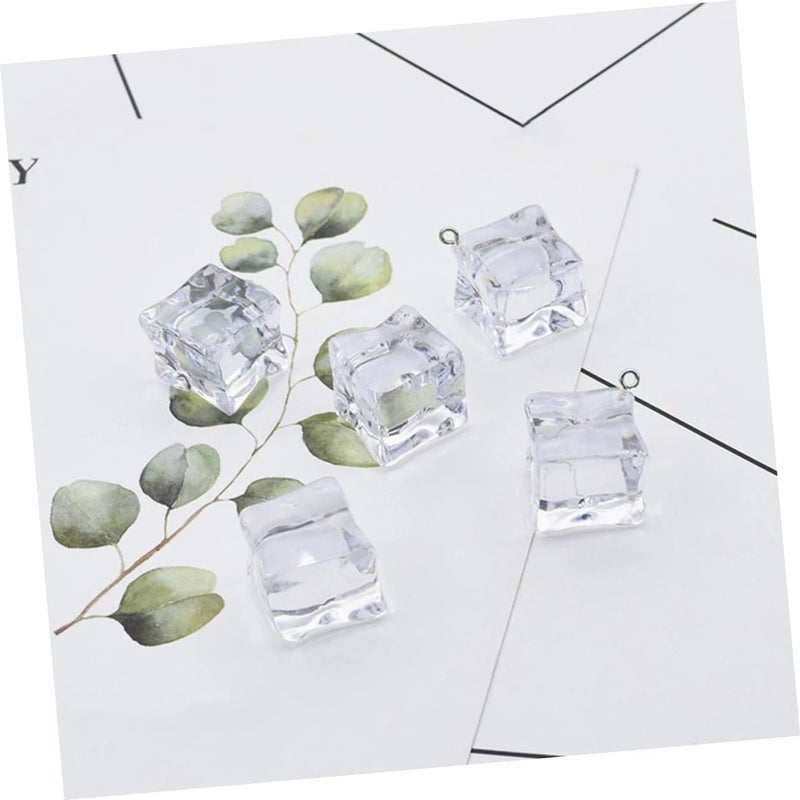 Acrylic Decorative Ice Cubes 40pcs Realistic Stones Vase Fillers Bar Decor Photography Props Reusable - Image 5