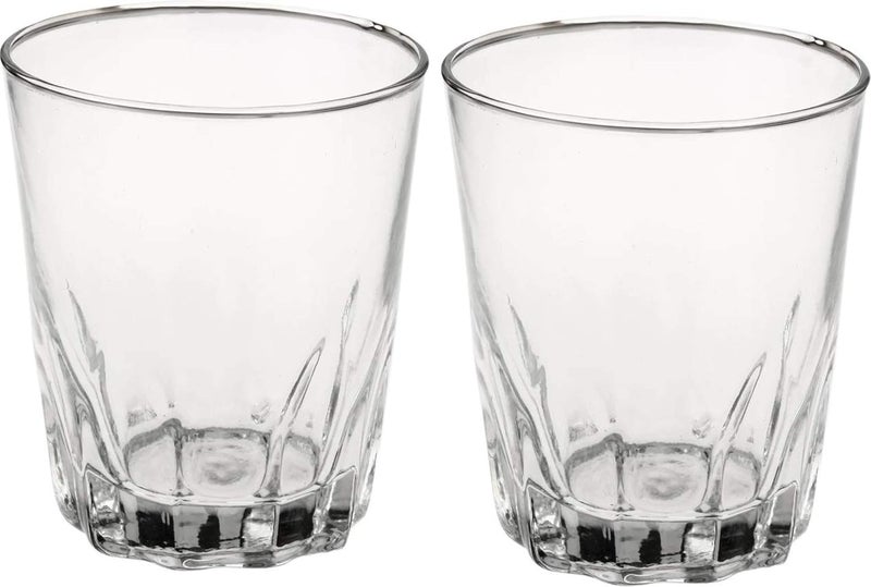 Afast Multipurpose Drinkware Glass Set for Home Use Set of 2 Gg38 Clear 330 Ml - Image 1