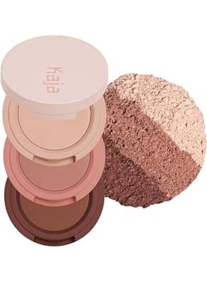 KAJA Beauty Bento Eyeshadow Trio -Velvet Dream- 3 in 1 Mosaic Chrome Shimmer Matte Eye Shadow Palette - Long Lasting Blendable Pigmented Vegan Cruelty Free Compact Makeup - Image 1