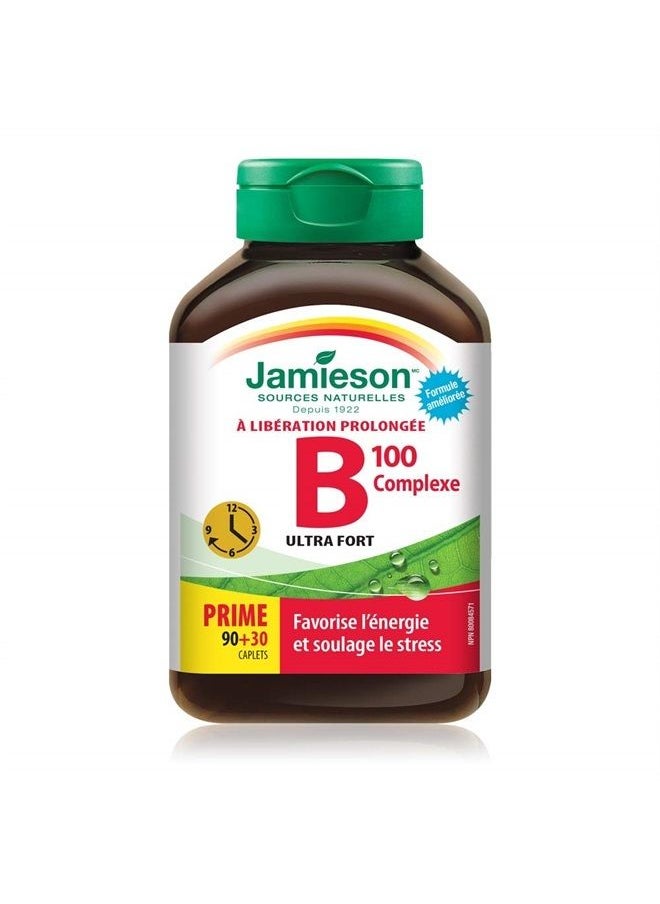 Jamieson B Complex 100mg Time Released Bonus 120 Count …  - Image 2
