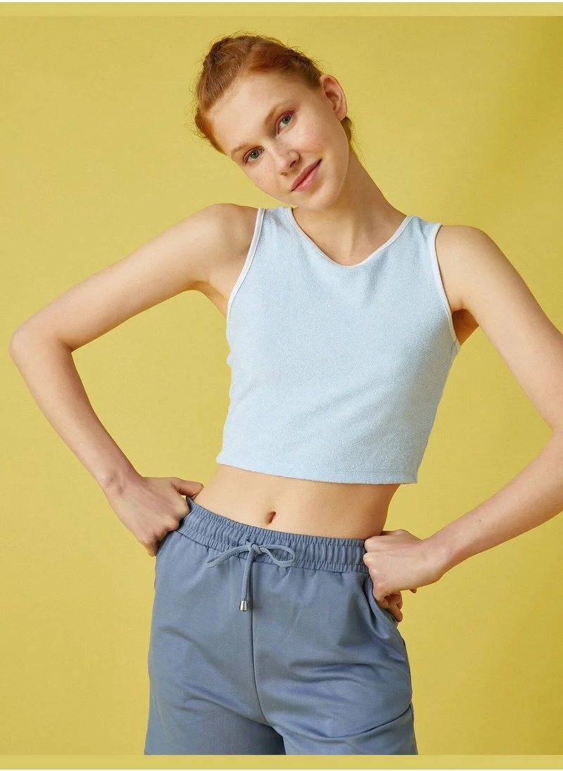 KOTON Fleece Tanktop Cotton