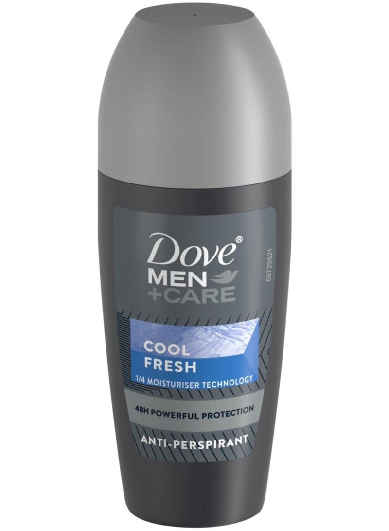 دوف مزيل عرق رول أون كول فريش للرجال من + كير، 50 مل