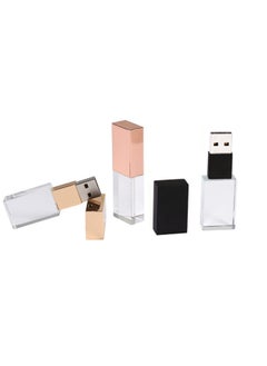 Generic U Disk Crystal U Disk U Disk 8G 16G 32g Glass Transparent Crystal Can Be Engraved LOGO-Color:Crystal Series 4-Capacity:4GB  - Image 3