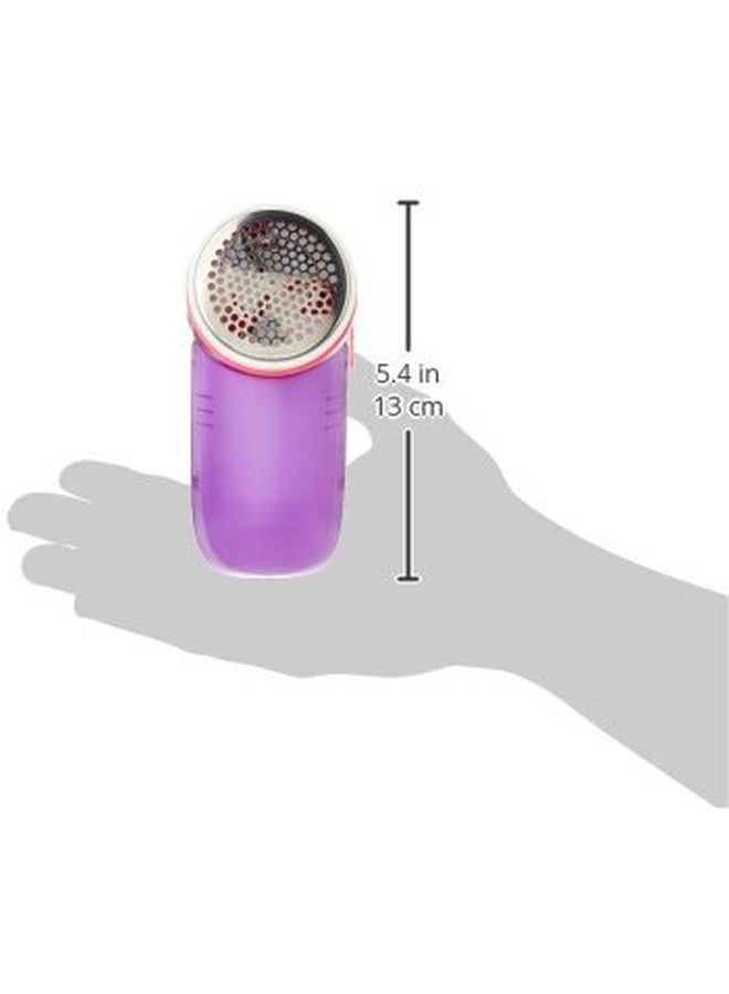 Philips Portable Fabric Shaver And Lint Remover Purple/White - Image 4