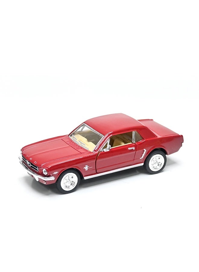 Kinsmart 1:38 Scale Door Openable Pull Back Action 1964½ Ford Mustang Diecast Metal Alloy Toy Car - Image 1