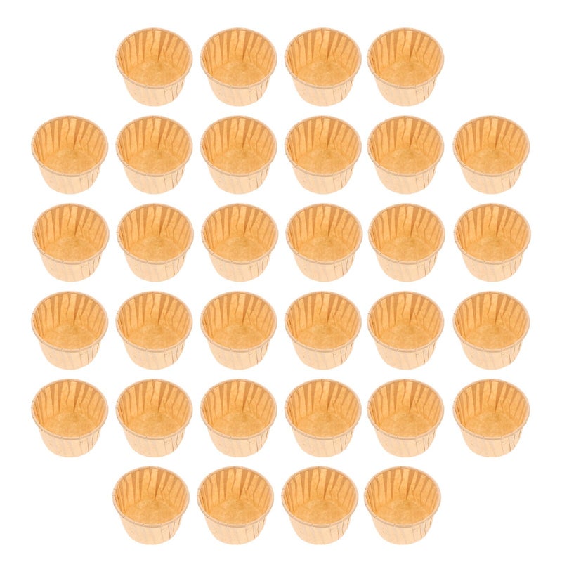 Natural Color Grease Proof Paper Cake Cups 100pcs Baking Muffin Liners For Birthday Party - Image 2