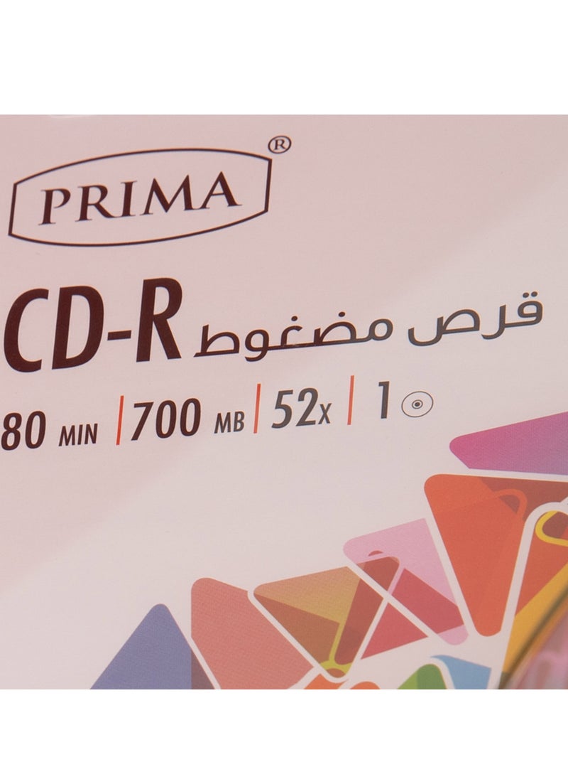 بريما 10 حبات قرص مضغوط قابل لإعادة الكتابة 700 ميجا بايت 80 دقيقة | سرعة كتابة 52x، سطح قابل للطباعة، متوافق مع محركات CD/DVD القياسية، حل اقتصادي للأرشفة والنسخ الاحتياطي ومشاركة الملفات دون إنترنت - Image 5