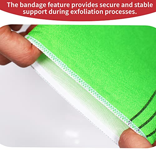 etreetowel Korean Asian Exfoliating Bath Washcloths Mitt Scrub for Body washcloth Glove Premium Viscose Rayon Towel Korea Made(4 pcs of Glove Exfoliating Mitts) - Image 4