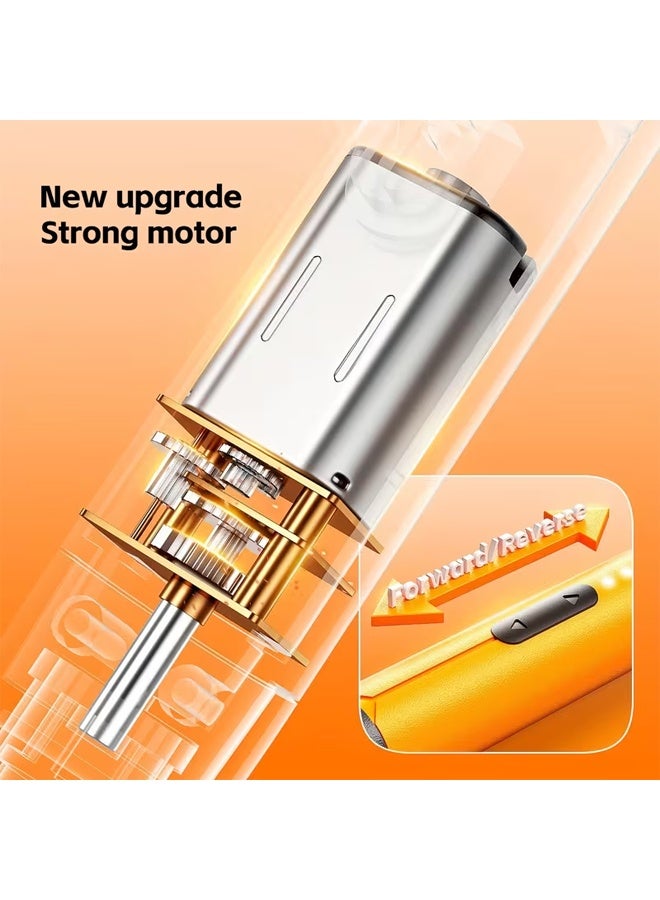 Zeemey 46-in-1 Electric Screwdriver Set,Multifunctional Small Precision Electric Screwdriver Set, Portable Usb Device, Silent & Durable, Long-Lasting,Rechargeable with High Torque Household Repair Tool, Cordless Design, Includes 38 Magnetic Precision Bits and Accessories, Home Improvement Tool Kit,Precision Repair Tool Kit for Phone, Laptop, Camera, Watch, Computer - Image 5