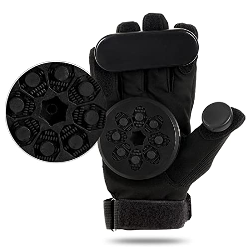 Glield Skateboard Gloves with 2 Set Spark Pucks, Longboard Downhill Slide Gloves CBST04 - Image 3