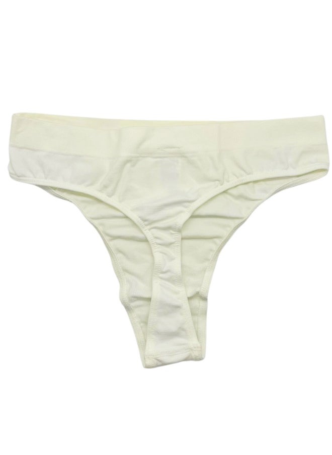 CHIAR DILUNA - Premium Unique Panty White Underwear 3 Pack for Small to Medium Women - Image 1
