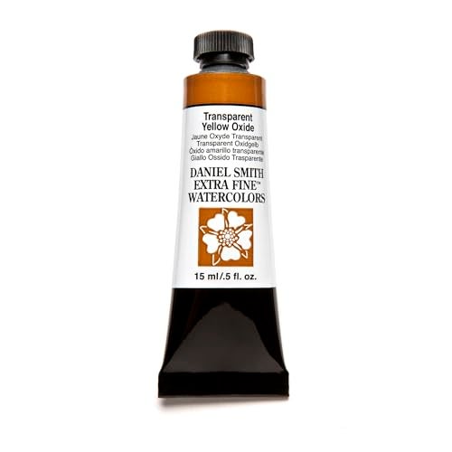 Daniel Smith Extra Fine Watercolor Paint, 15ml Tube, Transparent Yellow Oxide, 284600131, 0.5 Fl Oz (Pack of 1) - Image 1