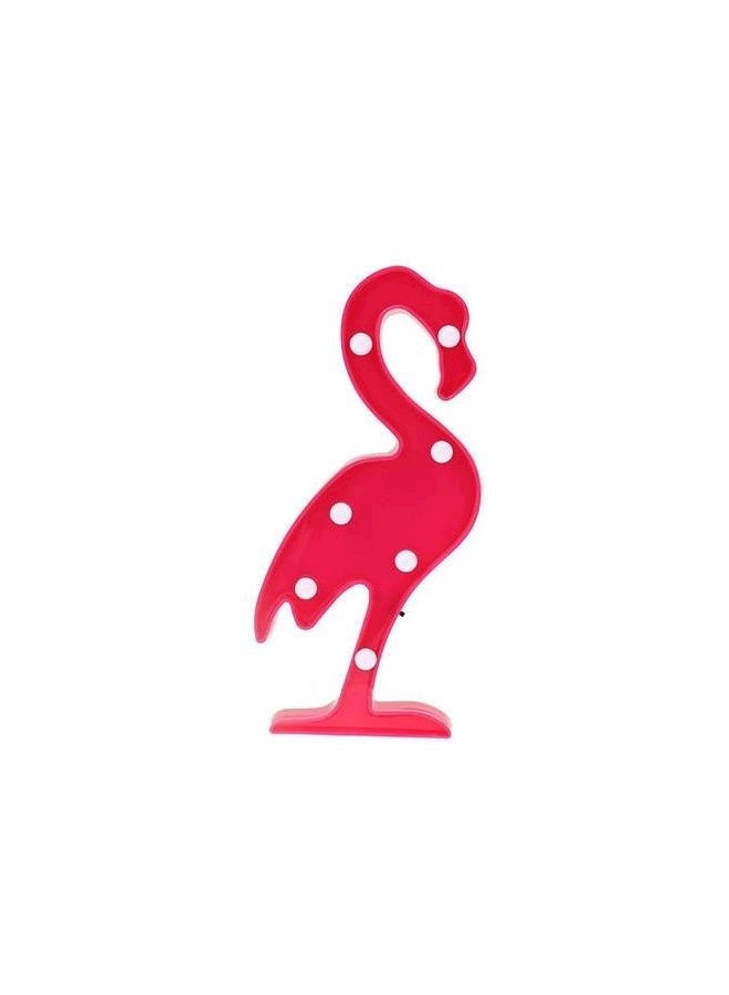 NIBEMINENT 3D Flamingo Party Props Led Lamp Lights Pink - Image 1