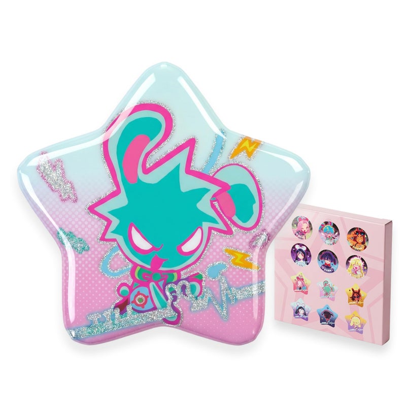 YJacuing Alien Stage Rabbit Series Blind Box Special Shape Button Pins, Officially Licensed Anime ALNST Collectible Merch for Ita Bags (Single Pack, Contains One Random Character) - Image 1