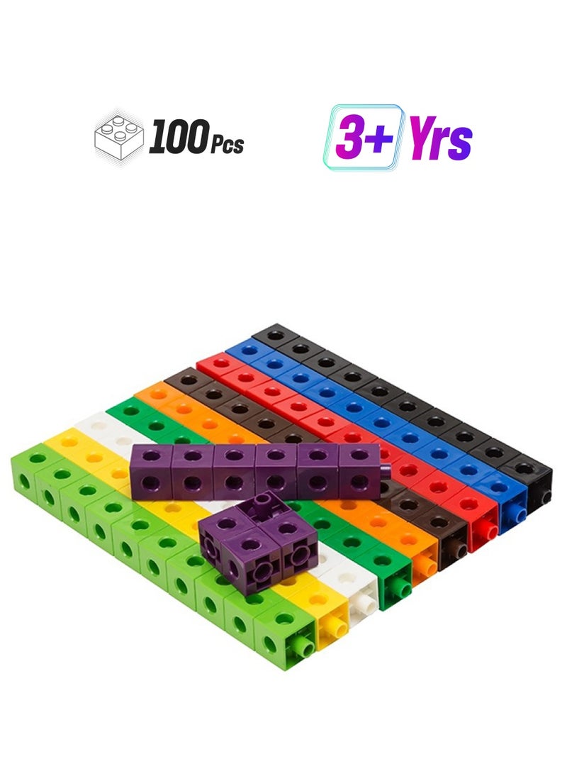إسكدنيا مجموعة مكعبات بناء ربط من 100 قطعة 31839 100 أكبر من3 سنوات