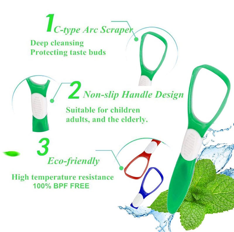 Nurpi soft Plastic silicon Premium Tongue Cleaner for Fights Bad Breath Oral Health Care Tool, Easy to Use for Adults and KidsTravel Friendly (2) - Image 4