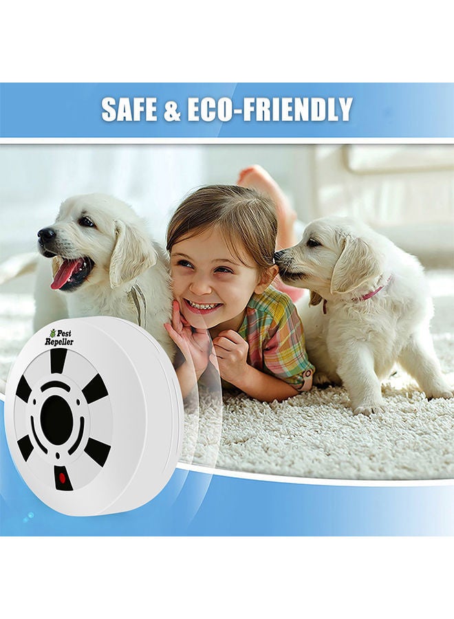 نيبمينينت طارد حشرات إلكتروني يعمل بالموجات فوق الصوتية للأماكن الداخلية بقابس مطابق لمواصفات المملكة المتحدة أسود/ أبيض - Image 5