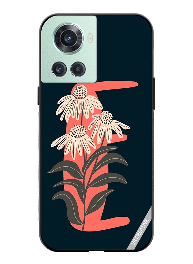 VR CREATIVE Protective Case Cover For OnePlus Ace Alphabet E Design Multicolour - Image 1