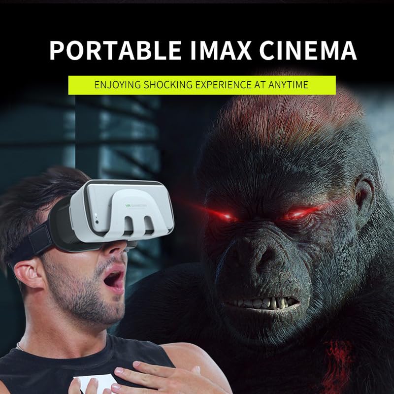 VR SHINECON VR Headset Virtual Reality VR Glasses VR Helmet for iPhone Android Smartphones - Image 5