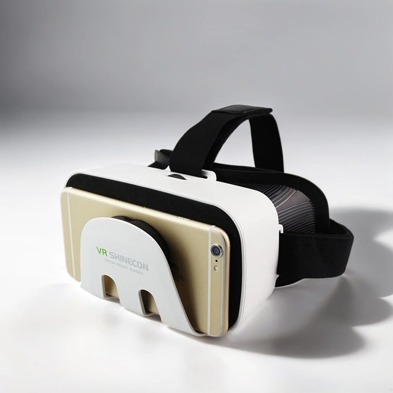 VR SHINECON VR Headset Virtual Reality VR Glasses VR Helmet for iPhone Android Smartphones - Image 1