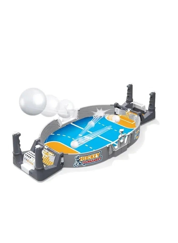 لعبة هوكي الطاولة الصغيرة، لعبة طاولة رياضية مع قرصي هوكي - Image 2