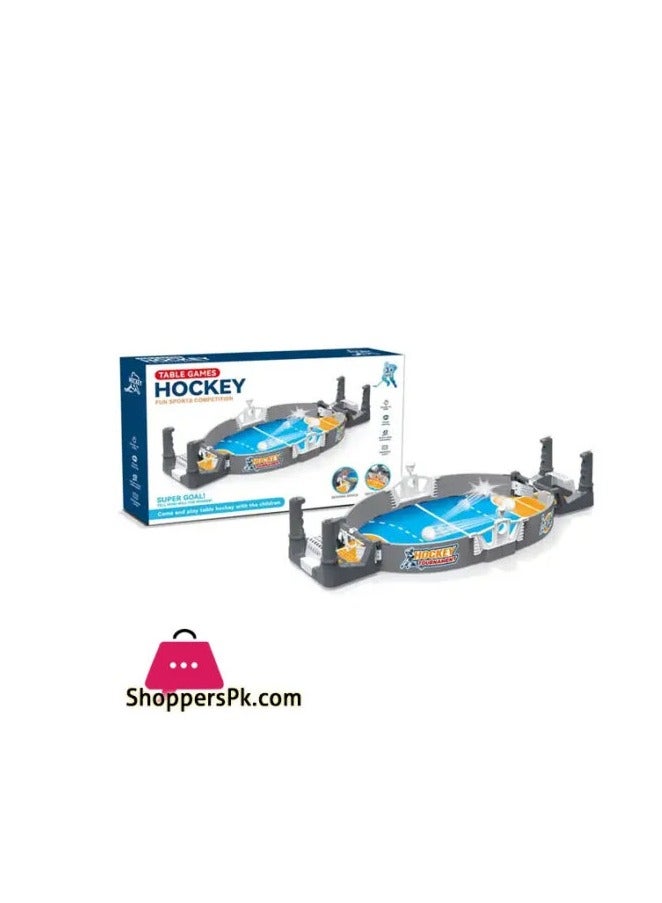 لعبة هوكي الطاولة الصغيرة، لعبة طاولة رياضية مع قرصي هوكي - Image 1