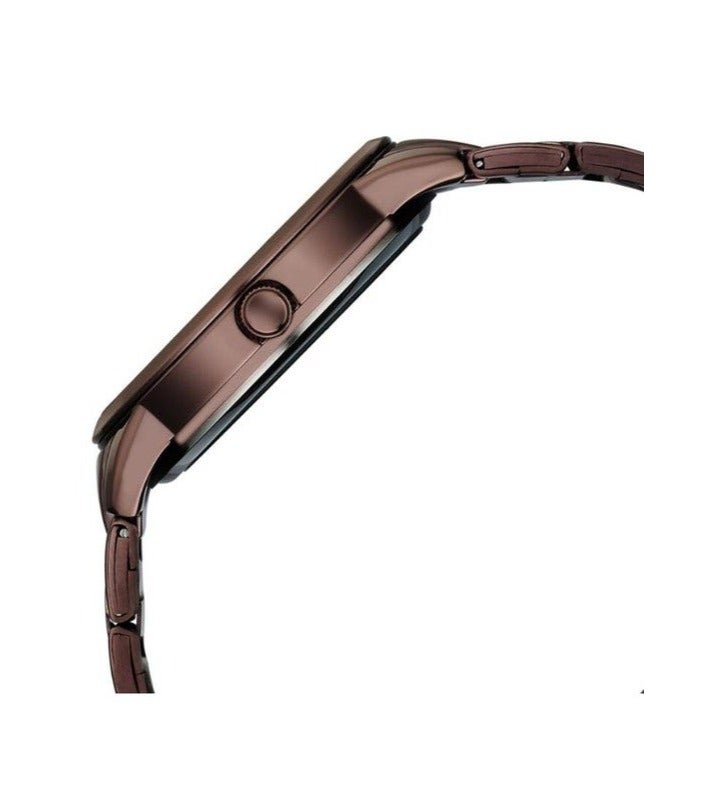 Fastrack Vyb Horizon By Titan Quartz Analog Black Dial Brown Stainless Steel Strap Watch For Men fv30039qm01 - Image 2