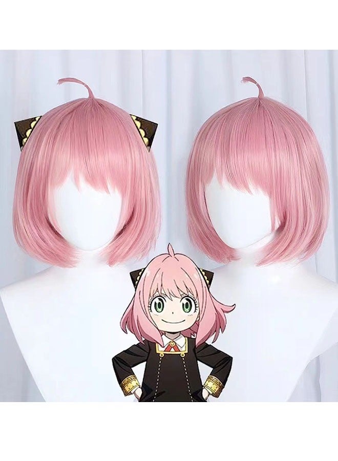 SPY × FAMILY Anime Wig Anya Forger Short Hair Cute and Playful Role-Playing Party Daily Clothing Highlights - Image 3