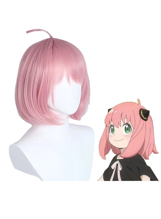SPY × FAMILY Anime Wig Anya Forger Short Hair Cute and Playful Role-Playing Party Daily Clothing Highlights - Image 1