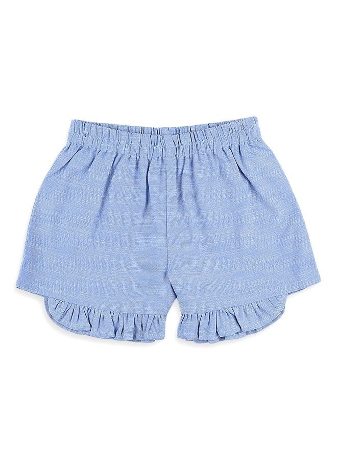 Nautinati Infant Girls Printed Top and Shorts Set | Cotton Blend |Age 0 -3 Years - Image 5